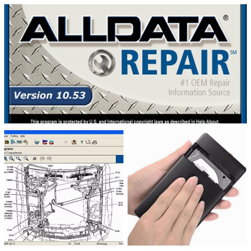 alldata auto repair diagnostics softwware 1 tb