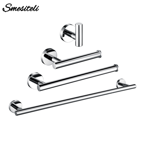 Polished Chrome Stainless Steel Toilet Paper Holder Wall Hook Towel Holder Rack Wall Mounted Kitchen Bathroom WC Accessories ► Photo 1/6