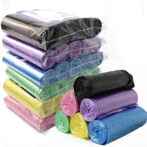 5 Rolls 100Pcs Household Disposable Trash Pouch Kitchen Storage Garbage Bags Cleaning Waste Bag Plastic Bag ► Photo 1/6
