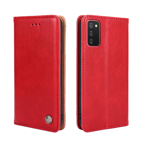 Galaxy A02S Case Leather Vintage Phone Case For Samsung Galaxy A 02S 6.5 inch Case Flip Wallet Cover Case Samsung A02S SM-A025F ► Photo 1/6