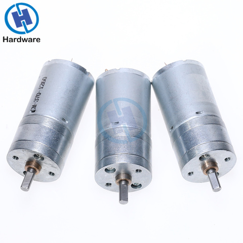 1Pcs 12RPM to 1360RPM GA25-370 DC Motor Geared Motor  6V 12V 24V High Torque Electric Gear Motor ► Photo 1/6