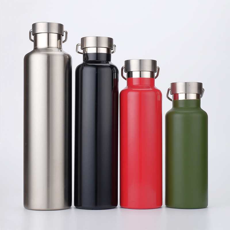 350~1000ml Stainless Steel Double Wall Vacuum Insulated Water Bottle Drink Cup 