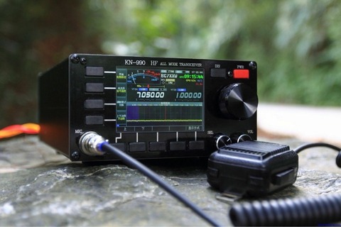 English Menu KN-990 HF 0.1~30MHz SSB/CW/AM/FM/DIGITAL IF-DSP Amateur Ham Radio Transceiver Spectrum KP990 100W Power Amplifier ► Photo 1/6