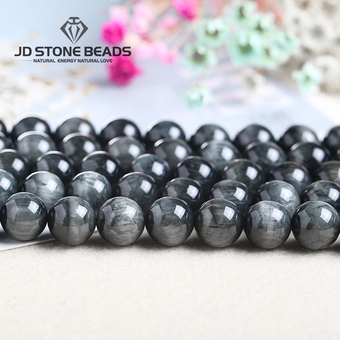 Eagle Eye Stone 6 8 10mm Natural High quality GemStone DIY Beads For Jewelry Making Accessory Fashion Man Jewelry ► Photo 1/6