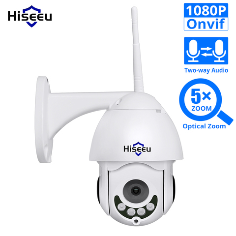 Hiseeu 1080P IP Camera WIFI Wireless Outdoor Night Vision PTZ Home Security Camera Video iCsee WIFI Camera CCTV Surveillance ► Photo 1/1