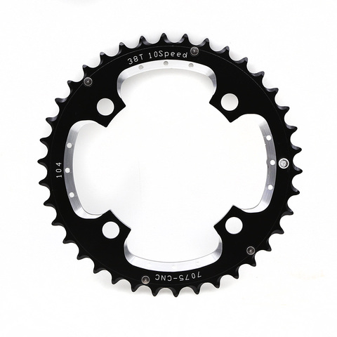 2022 NEW Driveline black chainring  38T BCD 104mm 69g MTB ► Photo 1/5