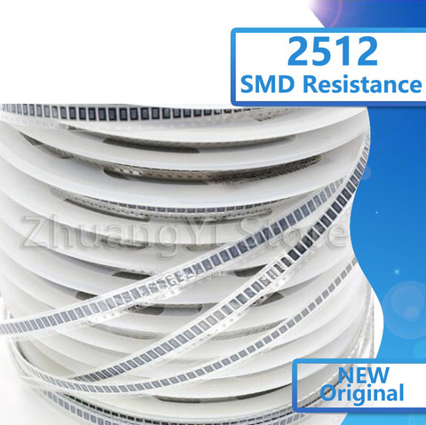 50Pcs 2512 SMD chip fixed resistor 1% 1W 0.1R 0.01R 0.05R 0.001R 0.33R 1R 0R 10R 100R 2W 0.001 0.01 0.1 0.33 0.05 1 0 10 100 ohm ► Photo 1/1