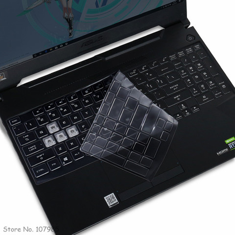 Clear TPU Keyboard Skin Cover For ASUS TUF Gaming A15 FA506 Fa506ii FA506iu FA506iv / Asus TUF A17 FA706 FA706iu Fa706ii Laptop ► Photo 1/6