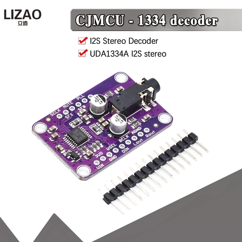 CJMCU-1334 DAC Module CJMCU-1334 UDA1334A I2S DAC Audio Stereo Decoder Module Board For Arduino 3.3V - 5V ► Photo 1/6