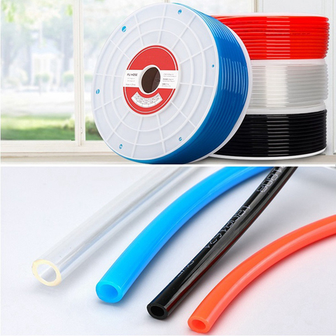 Retail Sale 2m O.D 4~12mm Pneumatic Hose High Quality PU Polyurethane Tube High Pressure Compressor Air Hose Soft Pipe ► Photo 1/6