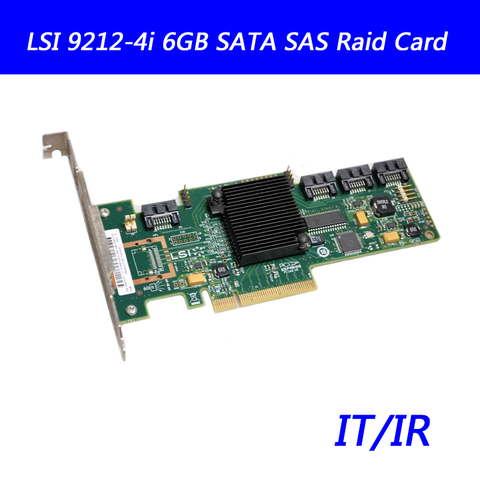 9212-4i 6GB SATA SAS IT/IR mode PCI-E expansion card HBA card for LSI ► Photo 1/3