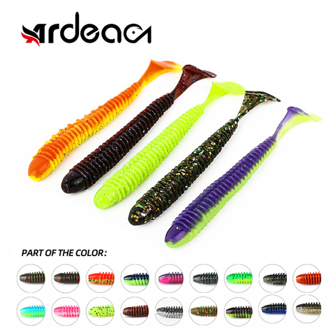 ARDEA Soft Lures Silicone Bait 106mm/5g fishing lure Wobblers Swimbait grub lure Artificial Bait T-tail ► Photo 1/6