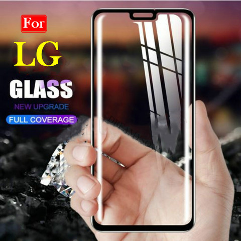 2.5D Full Cover Screen Protector For LG Q60 Q7 Q6 G6 G7 G8 K10 2017 2022 Tempered Glass On For LG V30 V40 V50 K40 K50 Film Glass ► Photo 1/5