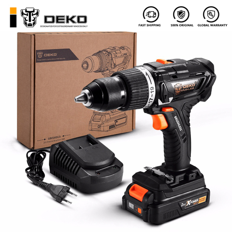 DEKO GBW20DU2 4000mAh 20-Volt Max Brushless Electric Impact Wrench Lithium-Ion Battery 2000rpm 310Nm Torque ► Photo 1/6