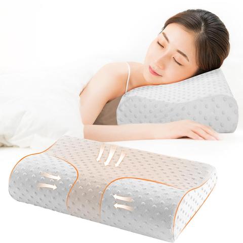 31  Pillow Orthopedic Pillow Bedding Neck Pillow Fiber Slow Rebound Pillows Massager For Cervical Health Care Rebound ► Photo 1/5