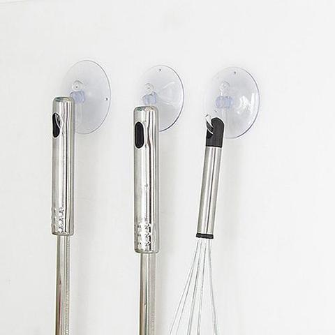 10pcs Clear Suction Cup Sucker Window Glass Wall Kitchen Hook Hanger Kitchen Bathroom Suckers ► Photo 1/6