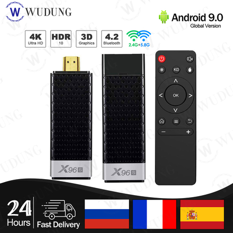 2022 Newest X96S Android 9.0 Smart fast TV Box Mini PC TV Stick DDR4 4GB 32GB Amlogic S905Y2 2.4/5G Dual WIFI BT4.2 ► Photo 1/6