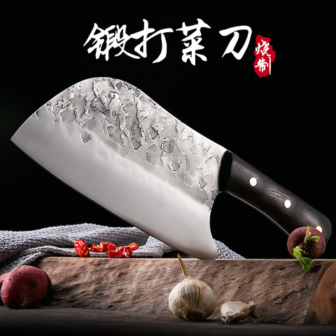 XITUO Hand Forged Knife Ultra Sharp Practical Chef knives Cleaver Ingenuity Forge Hotel Kitchen Butcher Special Knife Wenge ► Photo 1/6