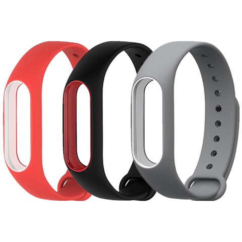 Bracelet For Xiaomi Mi Band 2 Strap Replacement Belt Silicone Wristband For Mi Band 2 Smart Bracelet For Xiaomi Accessories ► Photo 1/6