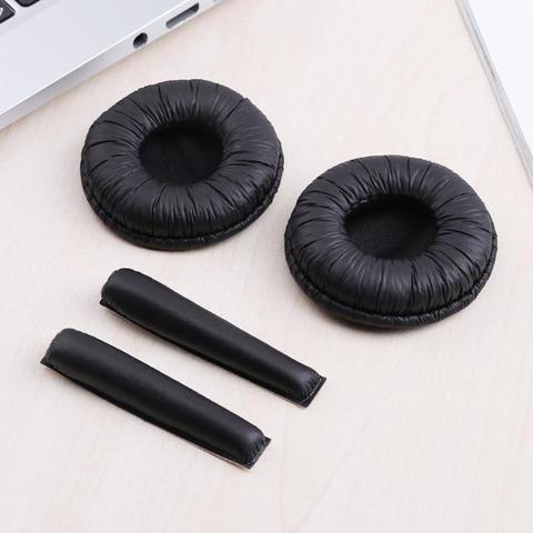 Fire Sale 1 Pair Replacement Earphone Ear Pads /Headband Cushions for Sennheiser PX100 PX200 Music/Game Headphone Accessories ► Photo 1/6