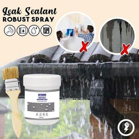 Jaysuing Transparent Waterproof Glue Plus Brush Waterproof Leakproof Water-based Sealant Anti-leakage With Brush ► Photo 1/6