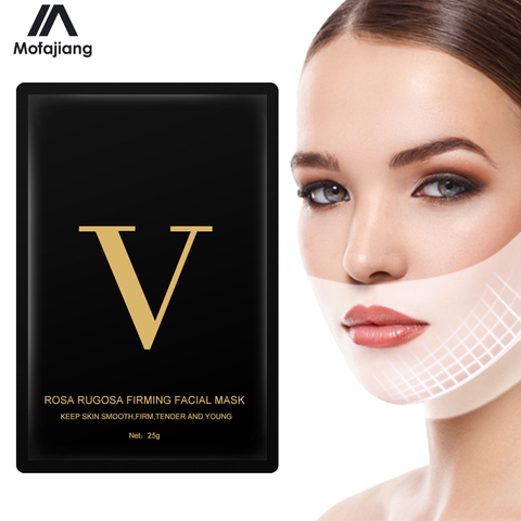 V Line Double Chin Lifting Face Slimming Mask Tighten Jawline + Hydrogel Eye Patch Moisture Skin Remove the Dark Circle Wrinkle ► Photo 1/6