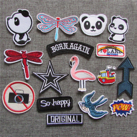 1pcs sell fashion style hot melt adhesive applique embroidery patch DIY clothing accessory patches stripes C5166-C5184 ► Photo 1/1