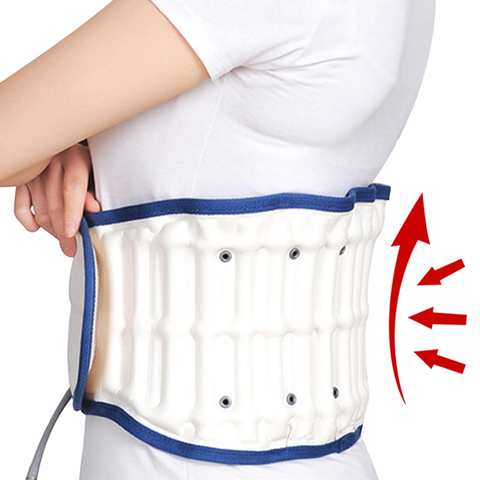 Spinal lumbar Support Back Relief BeltWaist Air Traction Brace Belt Backach Pain Release Massager Unisex Physio Decompression ► Photo 1/6