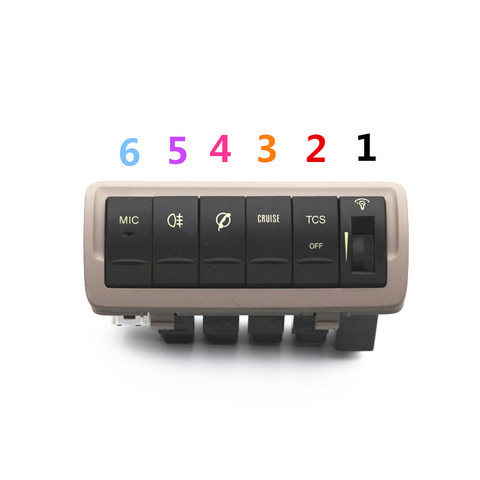 Rheostat illumination Control S/W For Hyundai 2002-2005 Sonata EF Optima ► Photo 1/2