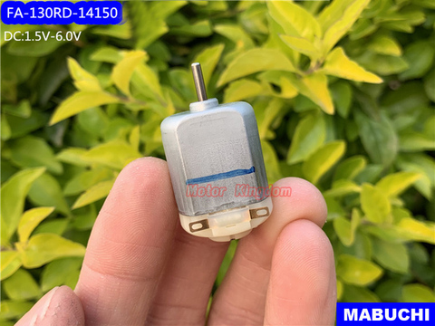 MABUCHI FA-130RD-14150 Mini130 DC Motor Small  20mm Electric Motor 1.5V-6V 16500RPM High Speed Metal Brush Mute Toy Engine ► Photo 1/5