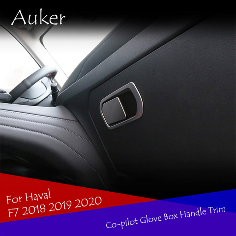 Car co-pilot Storage Glove Box Handle Frame Stickers Car Cover Styling 2Pcs/Set For Haval F7/F7X 2022 Accessories ► Photo 1/6