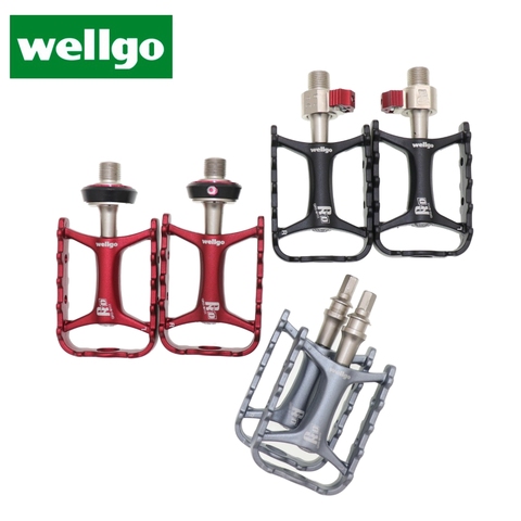Wellgo bike Pedals Quick Release Device M111 Ultralight Non quick Release Bicycle Bike MTB Cycling Pedals QRD QRD1 QRD2 ► Photo 1/6
