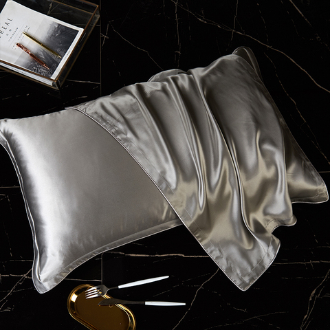 100% pure silk pillowcase real silk pillowcase natural silk pillowcase mulberry silk pillow case silk pillowcase ► Photo 1/6