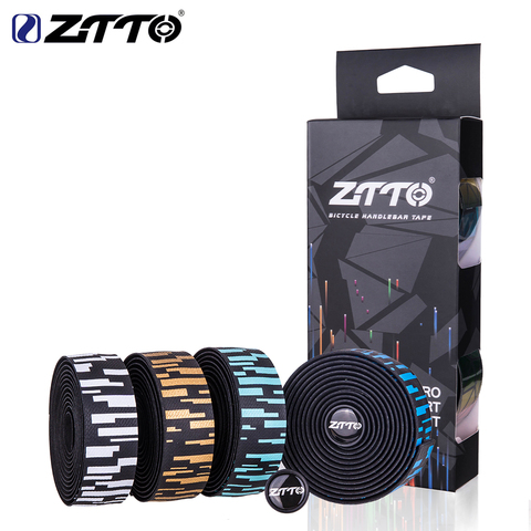 ZTTO Road Bike Bar Tapes Handlebar tape EVA PU Tape waterproof race Cycling Toughness Vibration shock-proof Gradient color BD8 ► Photo 1/6