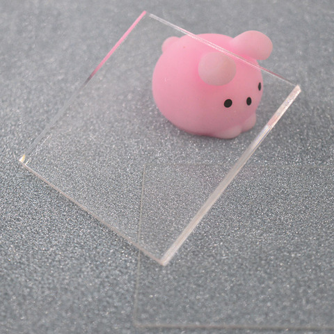 Acrylic Sheets Transparent Plastic For Plexiglass Perspex Sheet Plast Pressure Plate Clay Tool Cake Tool 100x100mm 200x200mm ► Photo 1/6