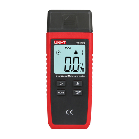 UNI-T UT377A Digital Wood Moisture Meter Hygrometer Humidity Tester for Paper Plywood Wooden Materials LCD Backlight ► Photo 1/6