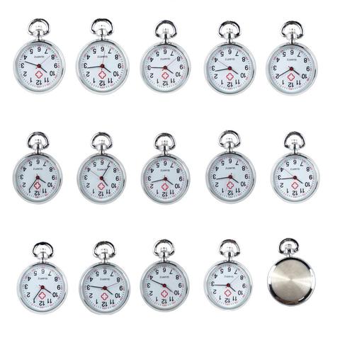 DIY Zinc Alloy watch head face Accessories parts for nurse FOB pocket watch ladies women female mens doctor medical gift watches ► Photo 1/2