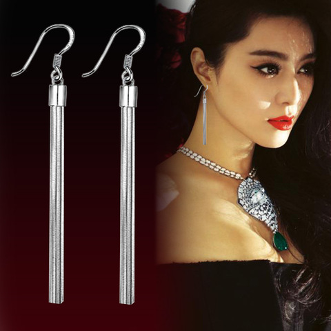 Tassel Long Earrings Fashion Silver Plated Six Ear Line Anti Allergy Korean Version Elegant Ear Hanging Lady Pendant Earrings ► Photo 1/3