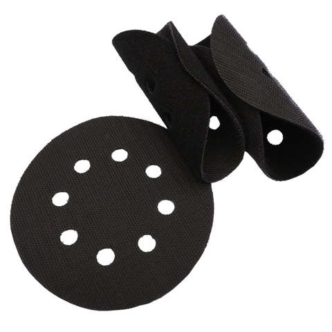2 pack New 5 Inches(125mm) 8 Holes Ultra-thin Surface Protection Interface Pad for Sanding Pads Hook&Loop Sanding Discs Sponge ► Photo 1/6