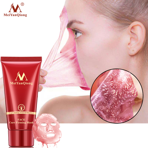Deep Cleansing purifying peel off Black mud Facial face mask Remove blackhead facial mask strawberry nose Acne remover Face care ► Photo 1/6