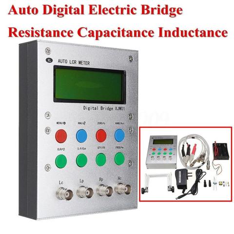 XJW01 digital bridge 0.3% L/CR tester resistance, inductance, capacitance, ESR Meter, finished product. with Metal case ► Photo 1/6