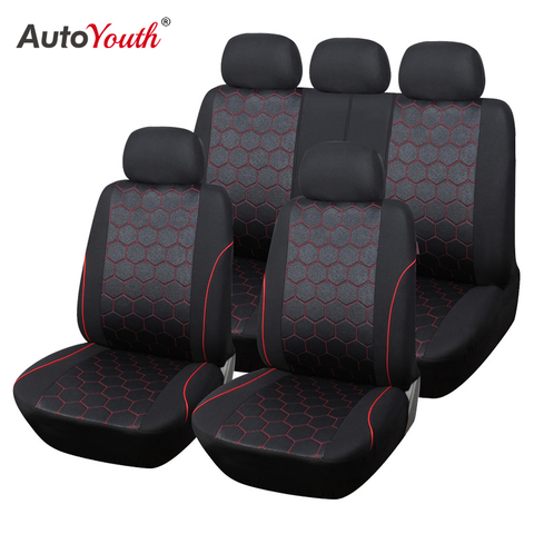 AUTOYOUTH Soccer Ball Style Car Seat Covers Set Universal Fit Most Interior Accessories For peugeot 307 golf 4 mercedes toyota ► Photo 1/6