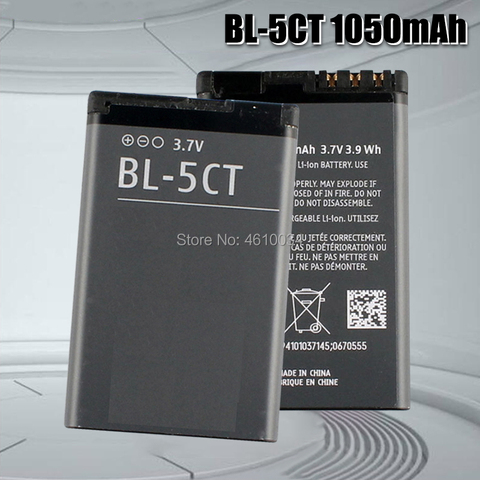 BL-5CT BL 5CT Rechargeable Mobile Phone Replacement Battery For Nokia C5-00 6303 C3-01 3720 classic BATTERY ► Photo 1/6