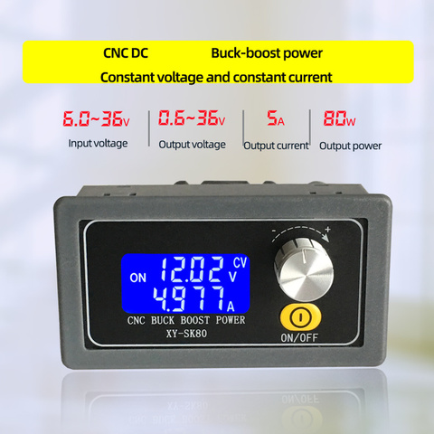 SK80 Adjustable Automatic Buck Module DC Constant Voltage Current Regulated Digital Control DIY Lab Power Supply ► Photo 1/6