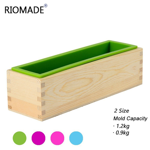 Soap Mold Rectangular Wooden Box With Flexible Liner Large Capacity Silicone Molds Soap Making Supplies DIY Handmade Mould ► Photo 1/6