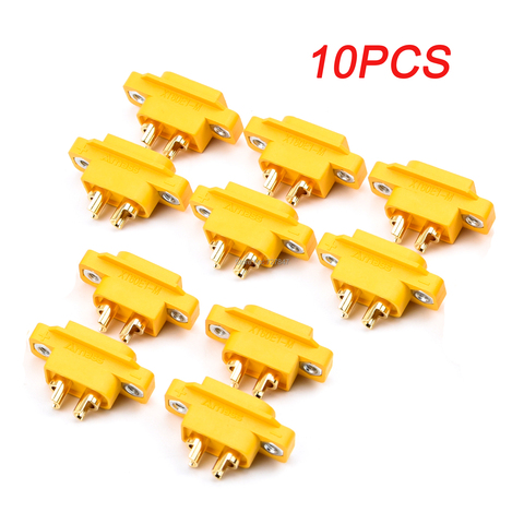 5/10PCS AMASS XT60E1-M / XT60E-M Mountable XT60 Male Plug Connector for RC Drone FPV Racing Fixed Board DIY Spare Part 4.23g ► Photo 1/4