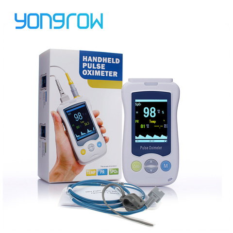 Yongrow Handheld Pulse Oximeter Medical Portable Handheld Pulse Oximeter For Adult Infant Newborn Neonatal Child Baby Kids ► Photo 1/6