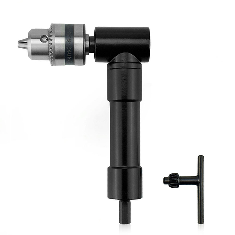 90 Degree Right Angle Electric Drill Corner 8mm Hex Shank Turning Device Bend Extending Three-jaw Chuck Range 1-10mm ► Photo 1/6