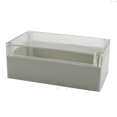 158x90x60mm Waterproof Clear Electronic Project Cover Box Enclosure Plastic Case   M08 dropship ► Photo 1/6