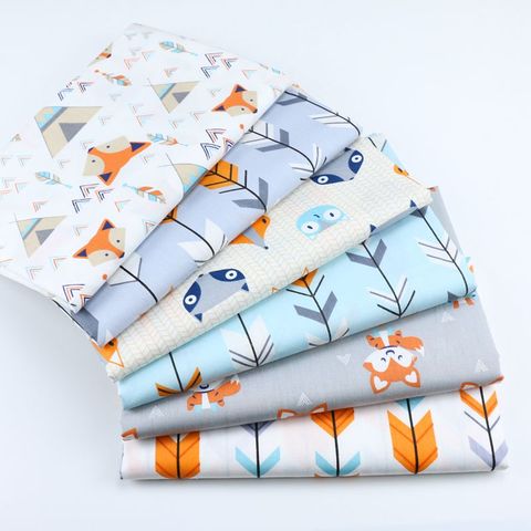 Fox Arrow Twill Cotton Fabric,Patchwork Cloth,DIY Sewing Quilting Fat Quarters Material Tecido For Baby&Child Dress Textiles ► Photo 1/5